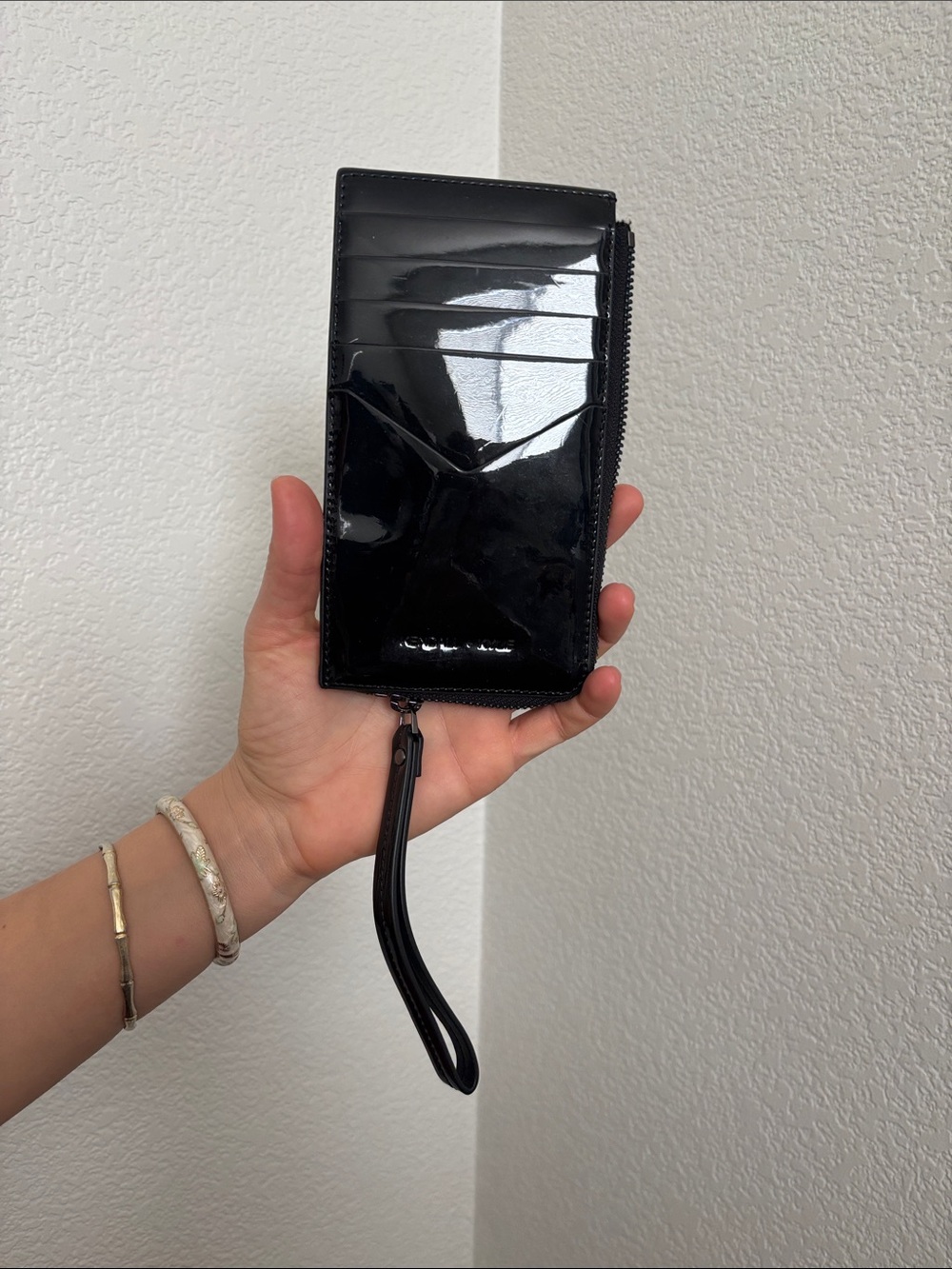 Kendall and Kylie Black Wristlet Wallet - Compatible Cell Phone Accessory
